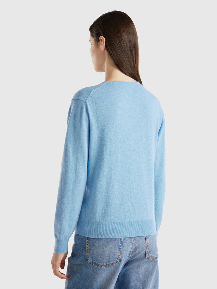 V NECK SWEATER L/S Femme image number 2